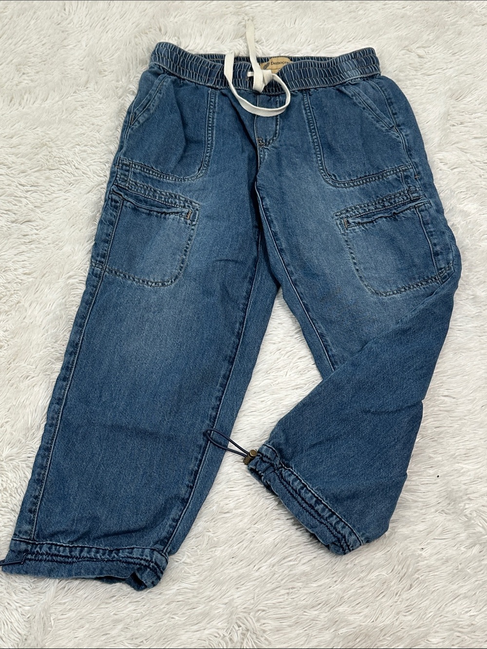 🦊 Democracy Crop Pull On Jeans